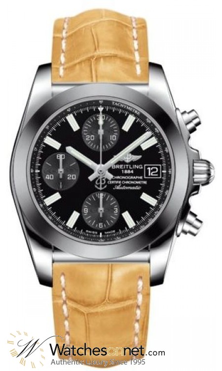 Breitling Galactic 41  Automatic Men's Watch, Stainless Steel, Black Dial, W1331012.BD92.766P