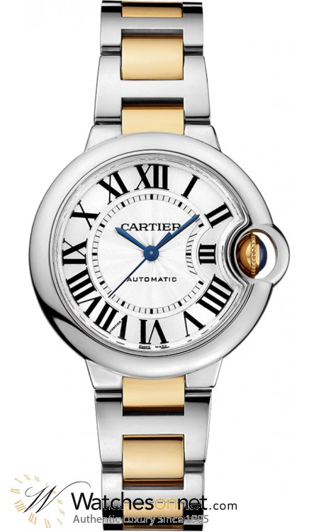 Cartier Ballon Bleu  Automatic Women's Watch, Stainless Steel, Silver Dial, W2BB0002