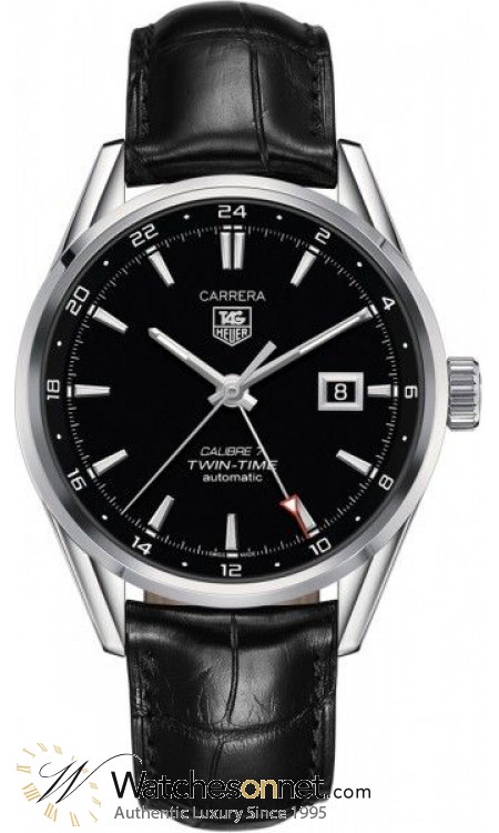 Tag Heuer Carrera  Automatic Men's Watch, Stainless Steel, Black Dial, WAR2010.FC6266