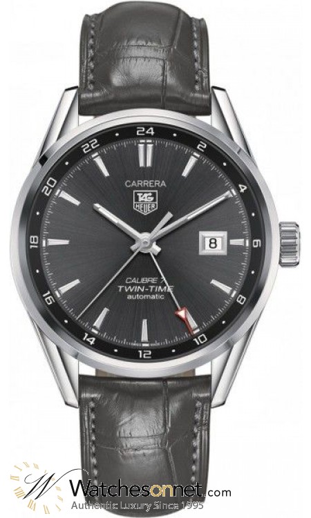 Tag Heuer Carrera  Automatic Men's Watch, Stainless Steel, Grey Dial, WAR2012.FC6326