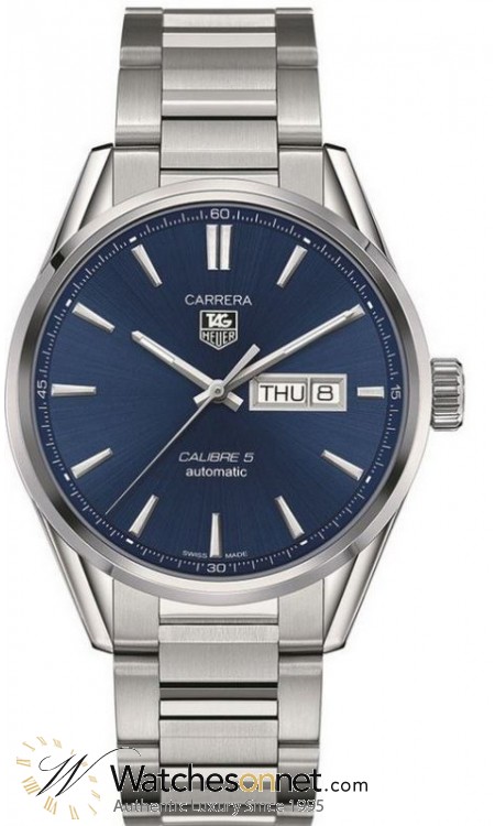 Tag Heuer Carrera  Automatic Men's Watch, Stainless Steel, Blue Dial, WAR201E.BA0723
