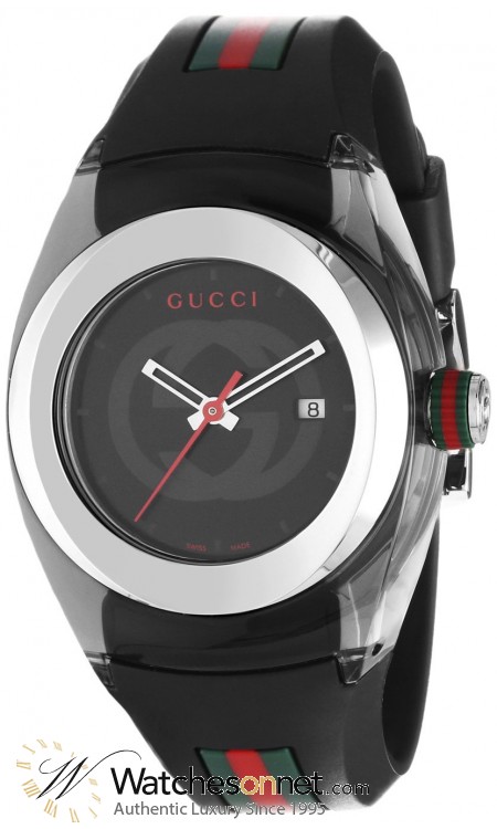 Gucci Sync  Quartz Women's Watch, Stainless Steel, Black Dial, YA137301