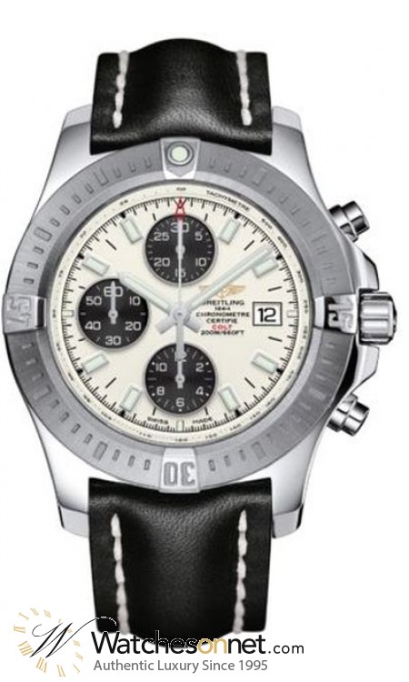 Breitling Colt Chronograph Automatic  Automatic Men's Watch, Stainless Steel, Silver Dial, A1338811.G804.435X
