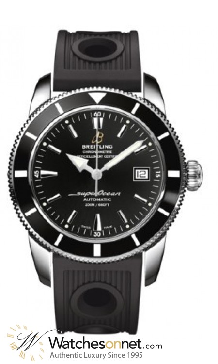 Breitling Superocean Heritage 42  Automatic Men's Watch, Stainless Steel, Black Dial, A1732124.BA61.200S