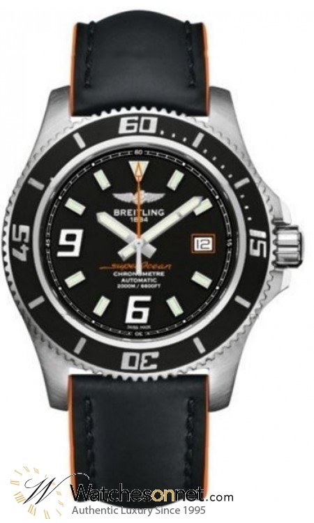 Breitling Superocean 42  Automatic Men's Watch, Stainless Steel, Black Dial, A1736402.BA28.428X