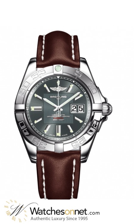 Breitling Galactic  Super-Quartz Men's Watch, Stainless Steel, Grey Dial, A49350L2.G699.725P