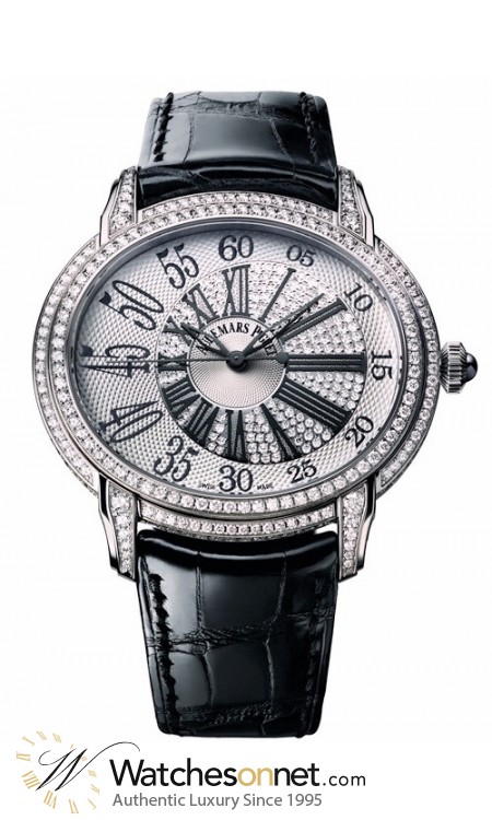 Audemars Piguet Millenary  Automatic Men's Watch, 18K White Gold, Diamond Pave Dial, 15336BC.ZZ.D102CR.01