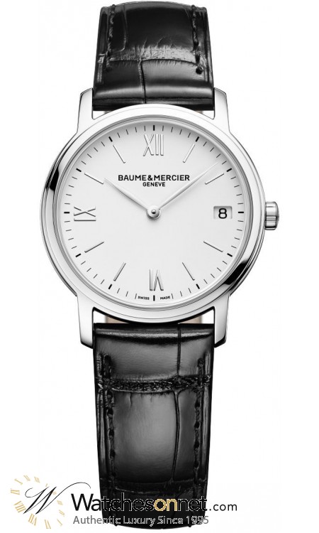 Baume & Mercier Classima  Quartz Men's Watch, Stainless Steel, Silver Dial, MOA10148