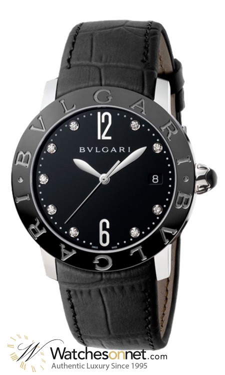 Bvlgari Bvlgari Bvlgari  Quartz Women's Watch, Stainless Steel, Black Dial, BBL37BSBCLD/9