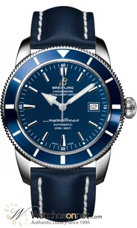 Breitling Superocean Heritage 42  Automatic Men's Watch, Stainless Steel, Blue Dial, A1732116.C832.105X