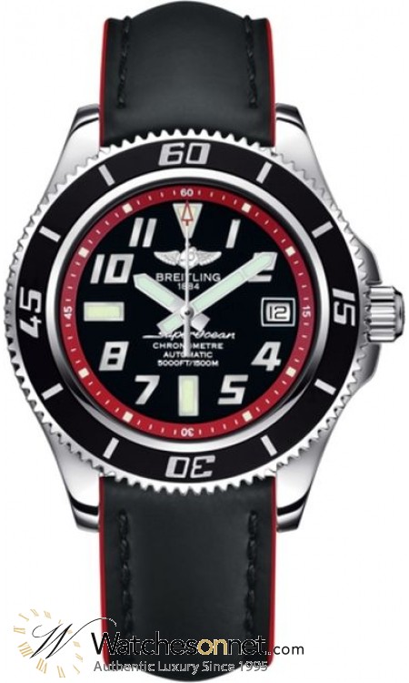 Breitling Superocean 42  Automatic Men's Watch, Stainless Steel, Black Dial, A1736402.BA31.224X