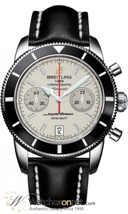 Breitling Superocean Heritage Chronographe 44  Chronograph Automatic Men's Watch, Stainless Steel, Silver Dial, A2337024.G753.435X