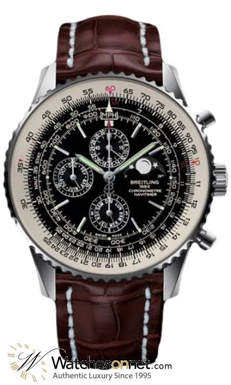 Breitling Navitimer 1461 (48 mm) Limited Edition  Automatic Men's Watch, Stainless Steel, Black Dial, A1938021.BD20.756P
