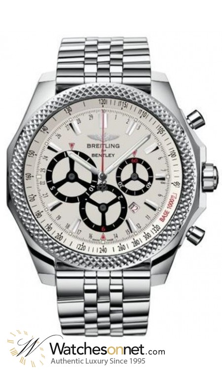 Breitling Bentley Barnato  Chronograph Automatic Men's Watch, Stainless Steel, Silver Dial, A2536621.G732.990A