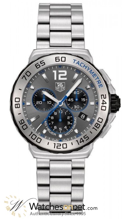 Tag Heuer Formula 1  Chronograph Quartz Men's Watch, Stainless Steel, Grey Dial, CAU1119.BA0858