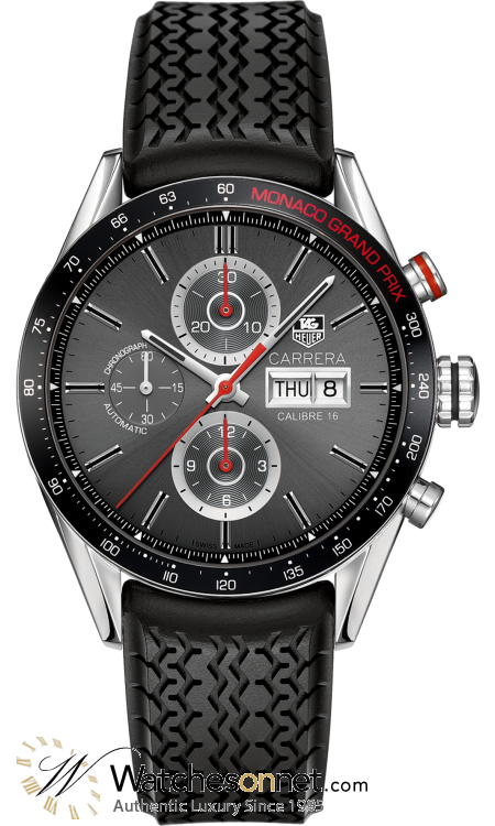 Tag Heuer Carrera  Chronograph Automatic Men's Watch, Stainless Steel, Anthracite Dial, CV2A1M.FT6033