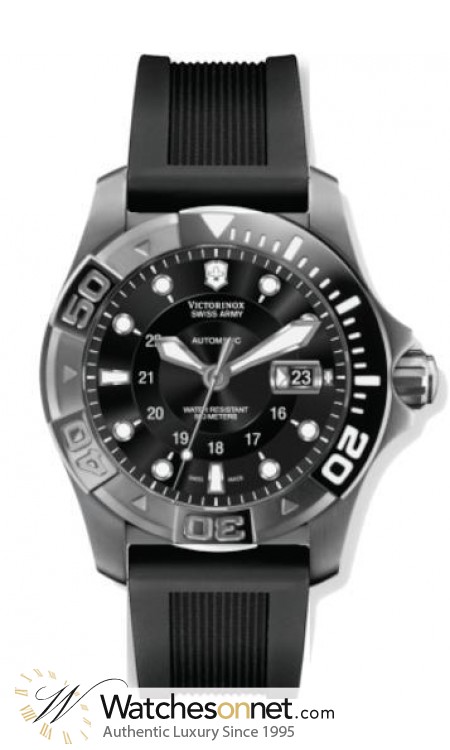 Victorinox Swiss Army Dive Master  Quartz Men's Watch, PVD, Black Dial, 241421