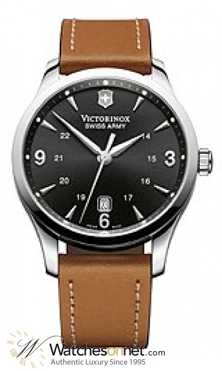 Victorinox Swiss Army Alliance  Quartz Men's Watch, Stainless Steel, Black Dial, 241475