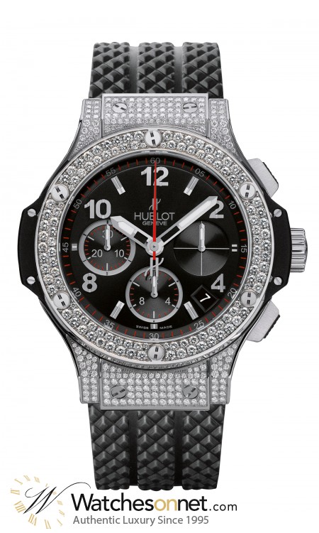 Hublot Big Bang 41mm  Chronograph Automatic Men's Watch, Stainless Steel, Black Dial, 342.SX.130.RX.174