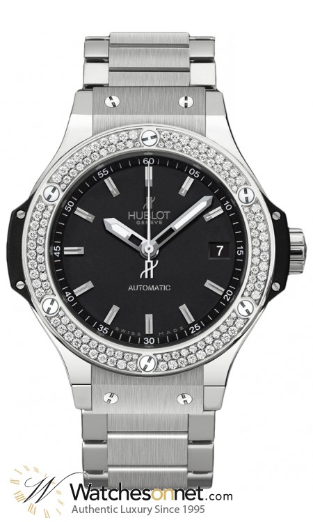 Hublot Big Bang 38mm  Automatic Men's Watch, Stainless Steel, Black Dial, 365.SX.1170.SX.1104