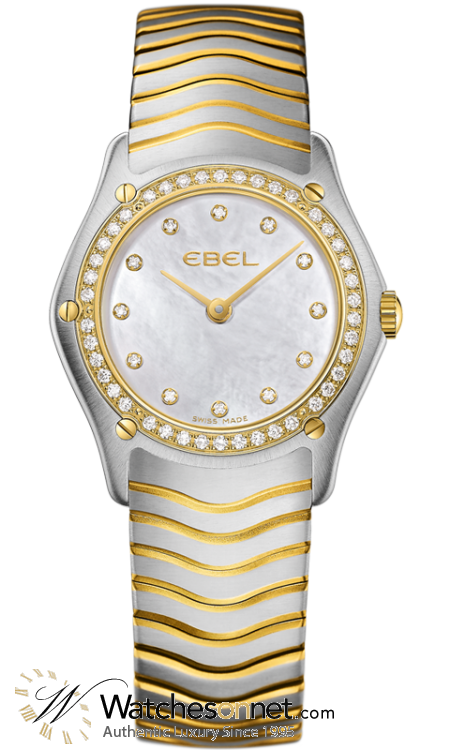 Ebel Classic Lady  Quartz Women's Watch, 18K Yellow Gold, Mother Of Pearl Dial, 1215271