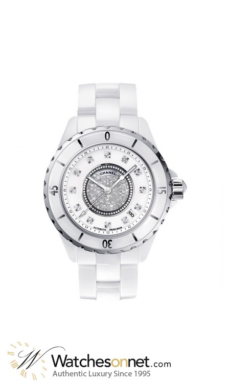 Chanel J12 Jewelry  Automatic Women's Watch, Ceramic, White Dial, H1759