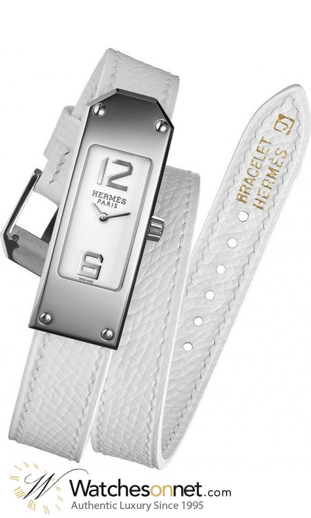 Hermes Kelly  Quartz Women's Watch, Stainless Steel, White Dial, 025303WW00