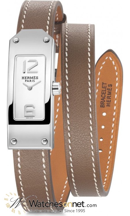 Hermes Kelly  Quartz Women's Watch, Stainless Steel, White Dial, 027561WW00