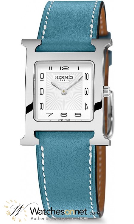 Hermes H Hour  Quartz Women's Watch, Stainless Steel, White Dial, 036795WW00