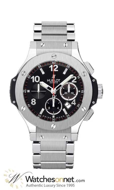 Hublot Big Bang 44mm  Chronograph Automatic Men's Watch, Stainless Steel, Black Dial, 301.SX.130.SX