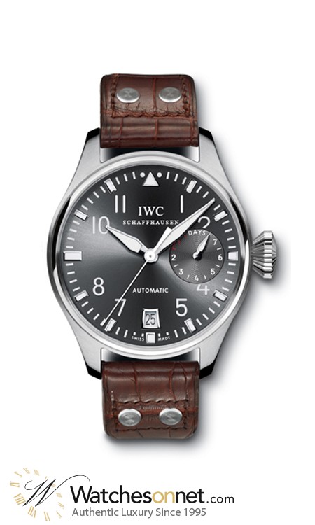 IWC Big Pilots  Automatic Men's Watch, 18K White Gold, Grey Dial, IW500402
