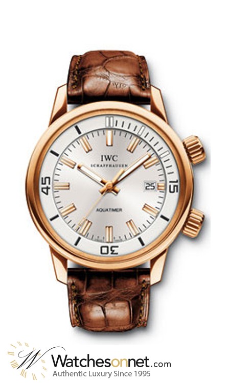 IWC Vintage  Automatic Men's Watch, 18K Rose Gold, Silver Dial, IW323103