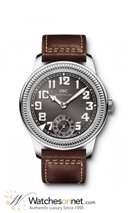 IWC Vintage  Mechanical Men's Watch, 18K White Gold, Grey Dial, IW325404