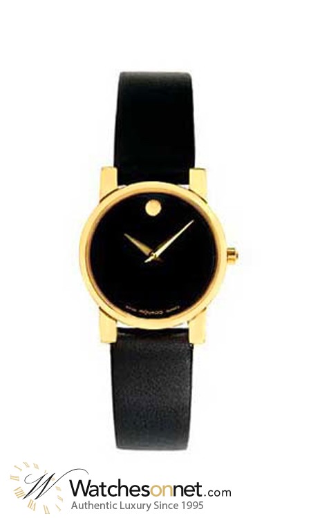 Movado Museum  Quartz Women's Watch, , Black Dial, 604229