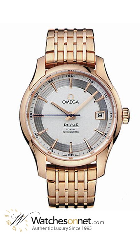Omega De Ville Hour Vision  Automatic Men's Watch, 18K Rose Gold, Silver Dial, 431.60.41.21.02.001