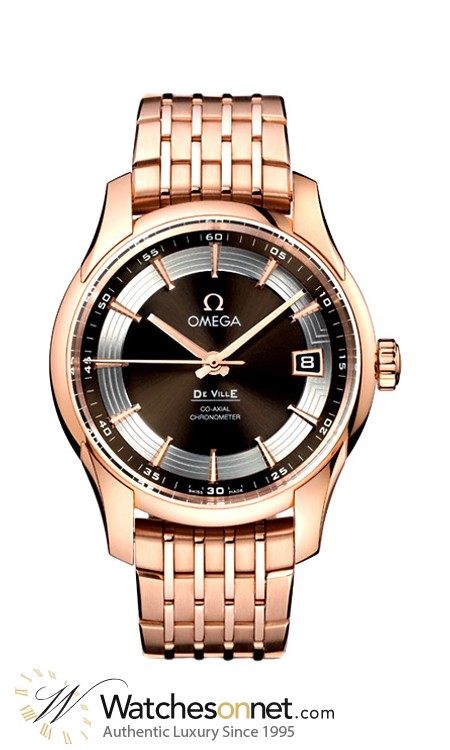 Omega De Ville Hour Vision  Automatic Men's Watch, 18K Rose Gold, Brown Dial, 431.60.41.21.13.001