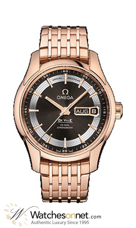 Omega De Ville Hour Vision  Automatic Men's Watch, 18K Rose Gold, Brown Dial, 431.60.41.22.13.001