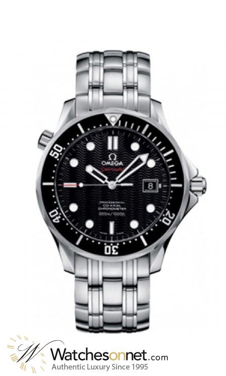 Omega Seamaster  Automatic Men's Watch, Stainless Steel, Black Dial, 212.30.41.20.01.002
