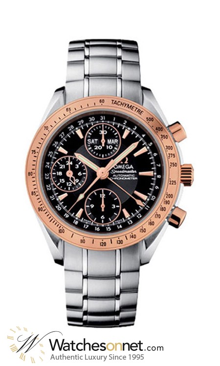 Omega Speedmaster  Chronograph Automatic Men's Watch, 18K Rose Gold, Black Dial, 323.21.40.44.01.001