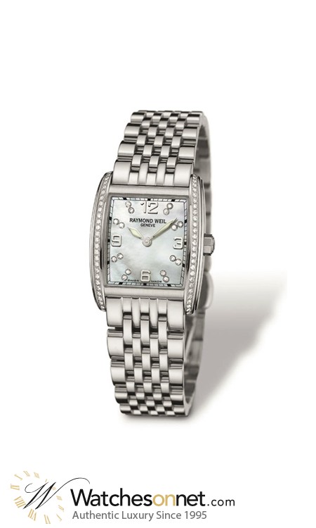 Raymond Weil Don Giovanni Cosi Grande  Quartz Women's Watch, Stainless Steel, White Dial, 5976-sts-05927