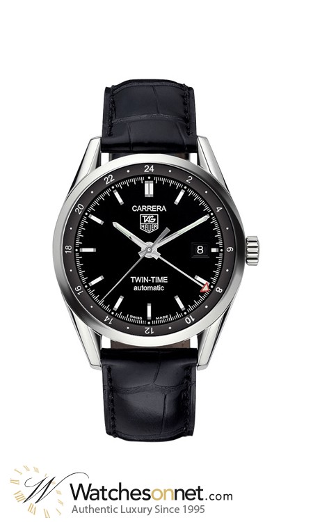 Tag Heuer Carrera  Automatic Men's Watch, Stainless Steel, Black Dial, WV2115.FC6180