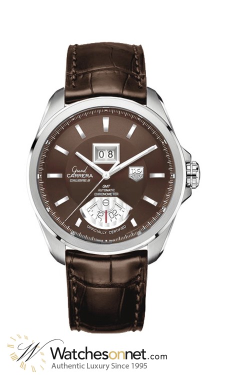 Tag Heuer Grand Carrera  Automatic Certified Men's Watch, Stainless Steel, Brown Dial, WAV5113.FC6231