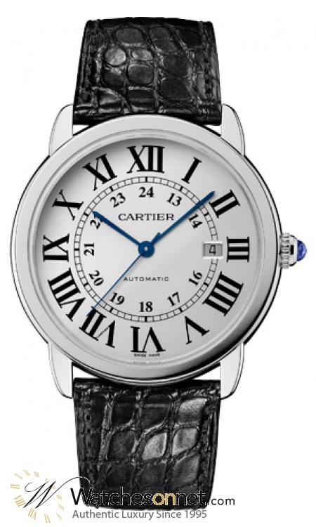 Cartier Ronde Solo  Automatic XL Men's Watch, Stainless Steel, Silver Dial, W6701010