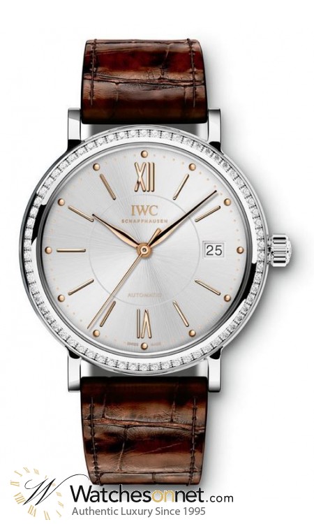 IWC Portofino  Automatic Unisex Watch, Stainless Steel, Silver Dial, IW458103