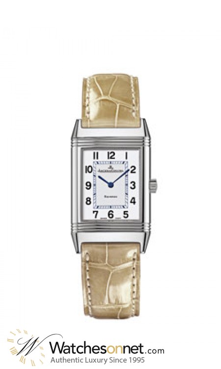 Jaeger Lecoultre Reverso Classique  Mechanical Women's Watch, Stainless Steel, Silver Dial, 2508410