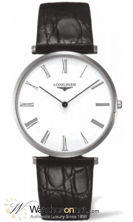 Longines La Grande Classique  Quartz Men's Watch, Steel & 18K Rose Gold, White Dial, L4.766.4.11.2