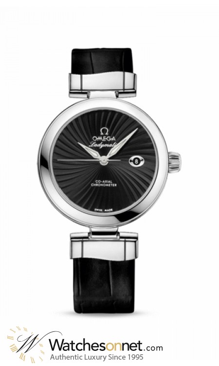Omega De Ville Ladymatic  Automatic Women's Watch, Stainless Steel, Black Dial, 425.33.34.20.01.001