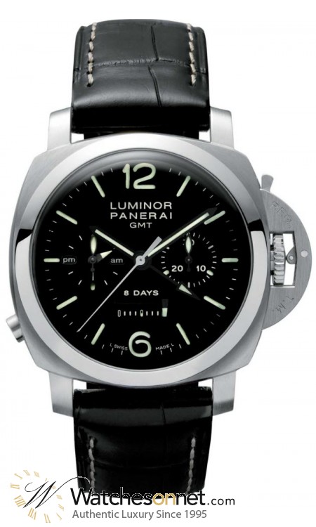 Panerai Luminor 1950 Limited Edition  Chronograph Mechanical Men's Watch, Stainless Steel, Black Dial, PAM00275