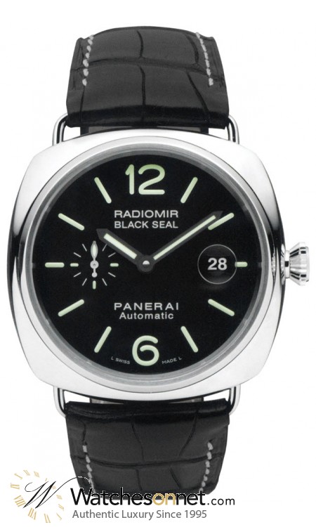 Panerai Radiomir  Automatic Certified Men's Watch, Stainless Steel, Black Dial, PAM00287