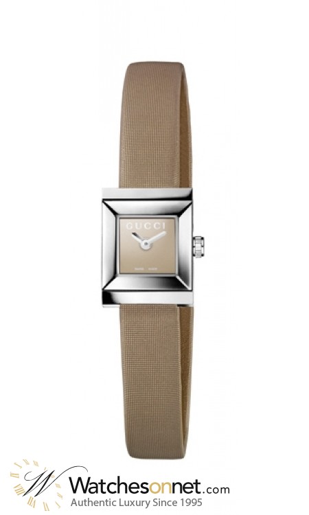 Gucci G-Frame  Quartz Women's Watch, Stainless Steel, Brown Dial, YA128502